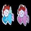 Blue & Pink Love Angel With Heart