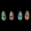 Wooden Painted Doll