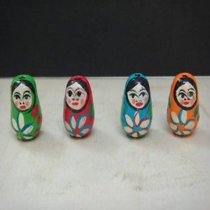 Wooden Painted Doll