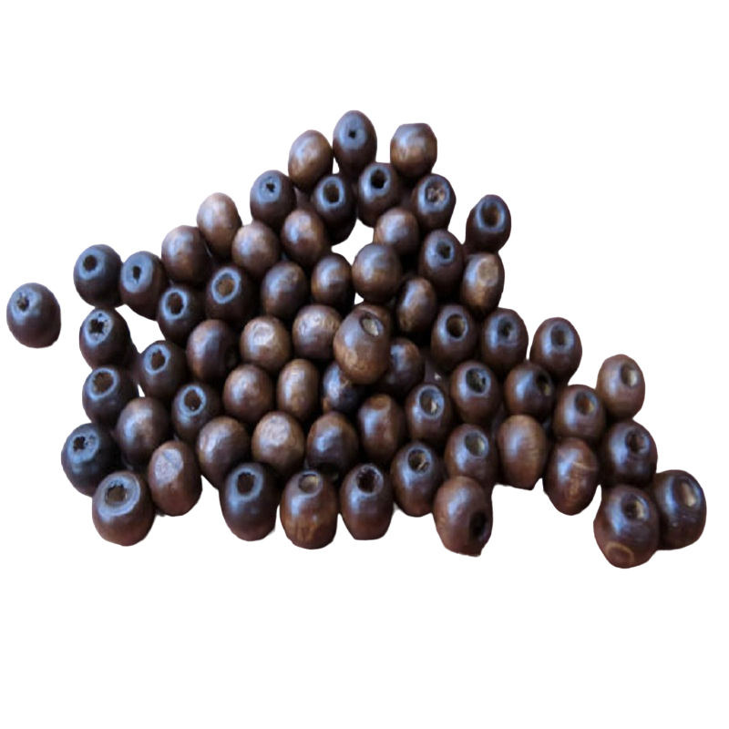 Dark Brown Wooden Beads