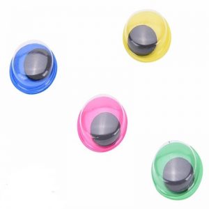 Colour Googly or Wiggle Eyes 8 mm