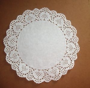 Round White Paper Lace Doilies