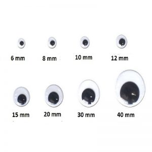 Googly or Wiggle Eyes 10 mm