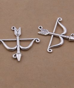 Alternative view of Silver Bow And Arrow Charms