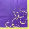 Vintage Style Swirls Decoupage Napkin