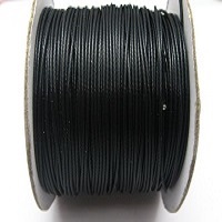 Black Waxed Cotton Cord 