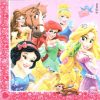 Princesses And Horse Decoupage Napkin