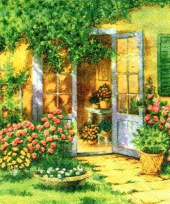 Country Home Decoupage Napkin