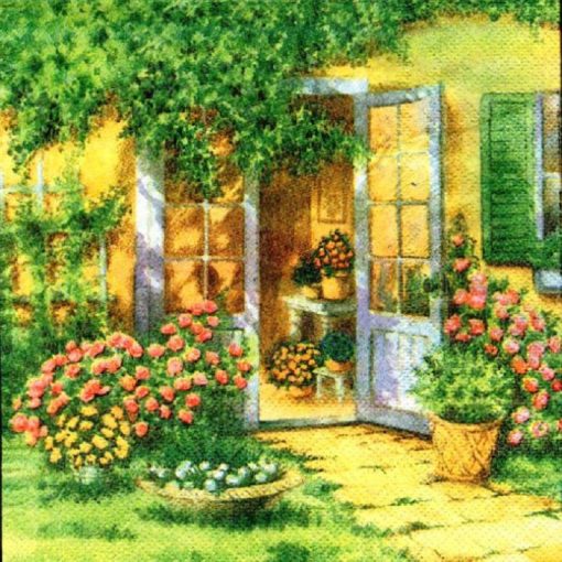 Country Home Decoupage Napkin