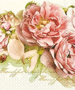 English Rose Decoupage Napkin