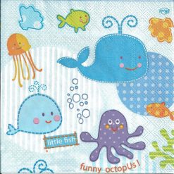 Under The Sea Decoupage Napkin