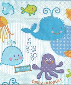 Under The Sea Decoupage Napkin