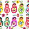 Russian Dolls Decoupage Napkin