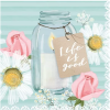 Life Is Good Decoupage Napkin