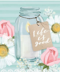 Life Is Good Decoupage Napkin
