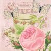 Tea Time Decoupage Napkin