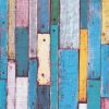 Vintage Wood Decoupage Napkin
