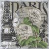 Paris 1900s Decoupage Napkin