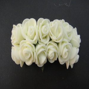 White Foam Rose Flowers