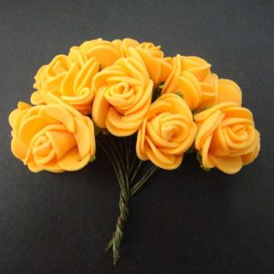 Orange Foam Rose Flowers