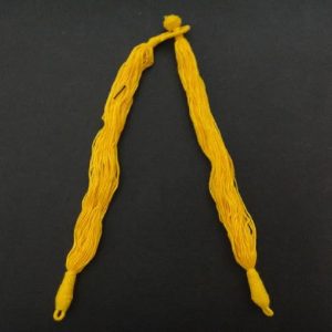 Yellow Cotton Thread Neck Rope