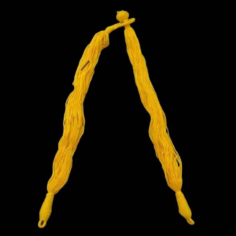 Yellow Cotton Thread Neck Rope
