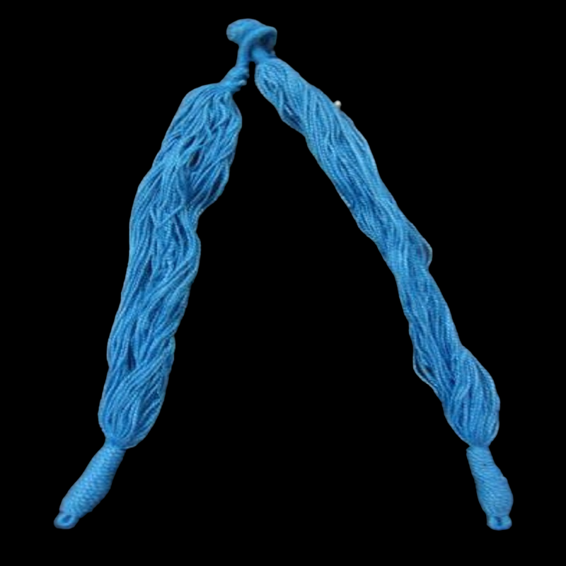Baby Blue Cotton Thread Neck Rope