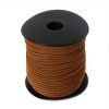 Light Brown Flat Faux Suede Leather Cord