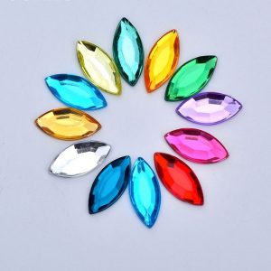 Mixed Marquise Acrylic Rhinestines