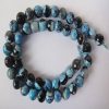 Blue With Black Agate Beads