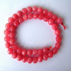 Ruby Red Agate Beads