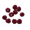 Dark Maroon Cotton Thread Beads
