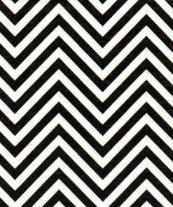 Black & White Ikat/Chevron Pattern Decoupage Napkin