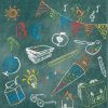 Greenboard On ABC Decoupage Napkin