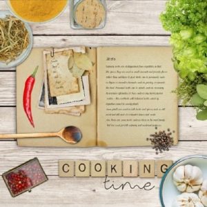 Cooking Time Decoupage Napkin