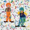 Two Clowns Decoupage Napkin