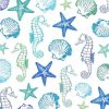 Seaside Decoupage Napkin