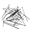 Black Head Pin