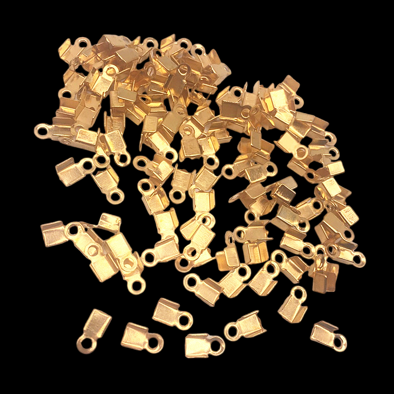 Gold Cord End Clasps