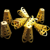 Gold Cone Bead Cap