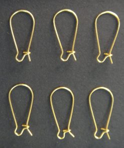 Gold Kidney Earring Hoops