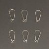 Silver Kidney Earring Hoops