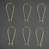 Gold Kidney Earring Hoops