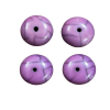 Lavender Rondelle Shape Resin Beads
