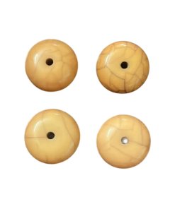 Peach Shape Resin Beads
