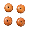 Orange Shape Resin Beads