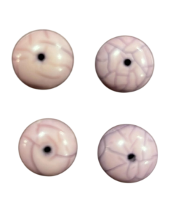 Light Lavender Rondelle Shape Resin Beads