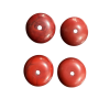 Maroon Rondelle Shape Resin Beads