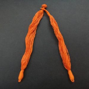 Orange Cotton Thread Neck Rope