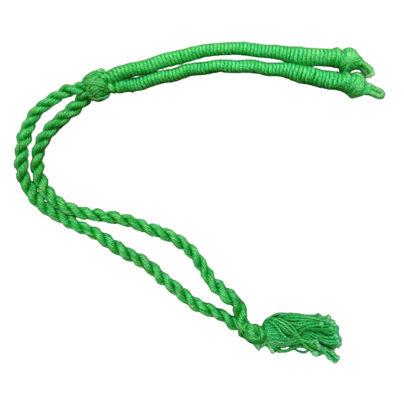 Green Twisted Cotton Thread Neck Rope